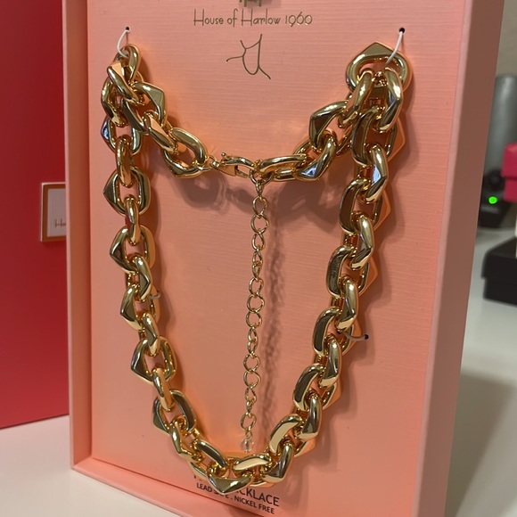 House of Harlow Gold Chunky Necklace - Picture 2 of 2